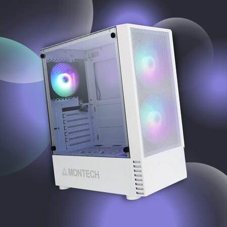 Montech X2 MESH White ATX Mid-Tower Case High Airflow