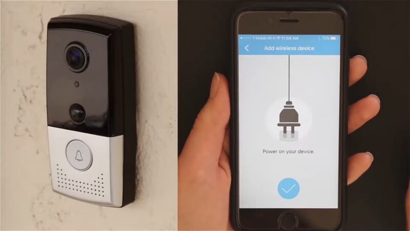 camera doorbell power source