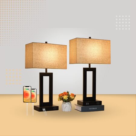 Table Lamp For Living Rooms With Dimmable Light