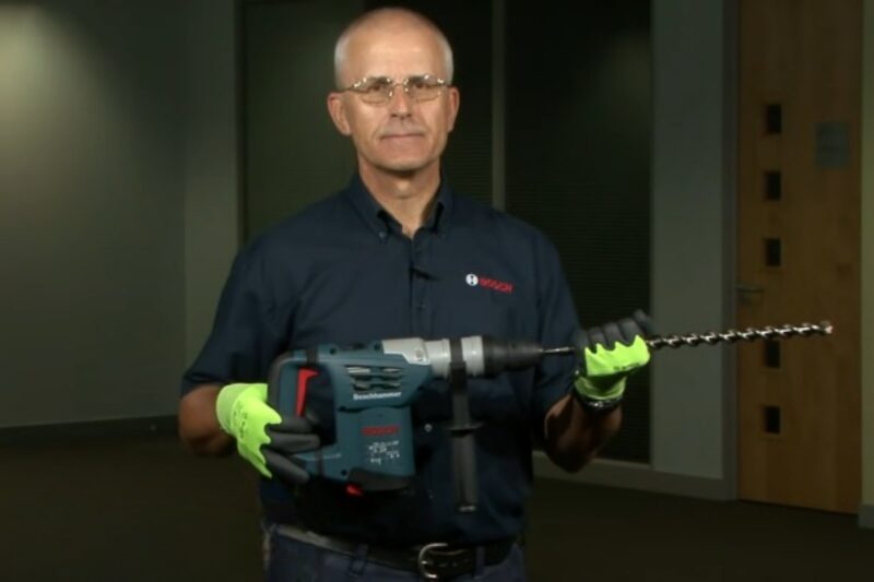 What makes a rotary hammer drill different from a normal drill