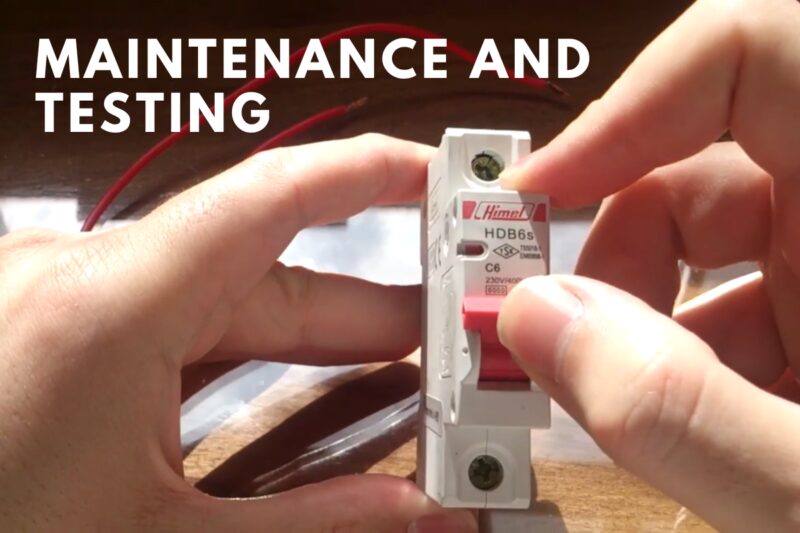 circuit breaker maintenance and testing