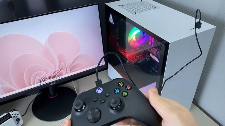 Connect wired an Xbox Controller to PC