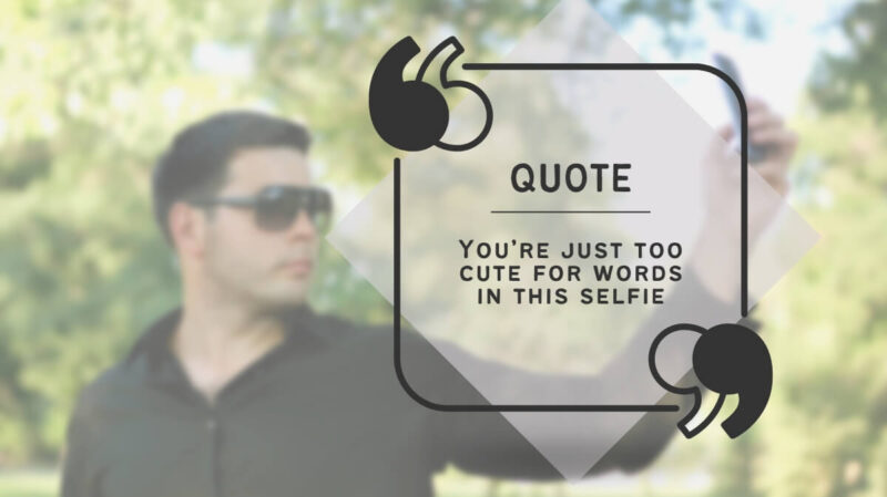 What to Write on a Guy’s Selfie