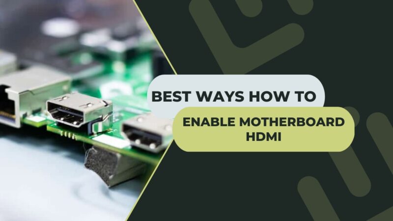 Motherboard HDMI
