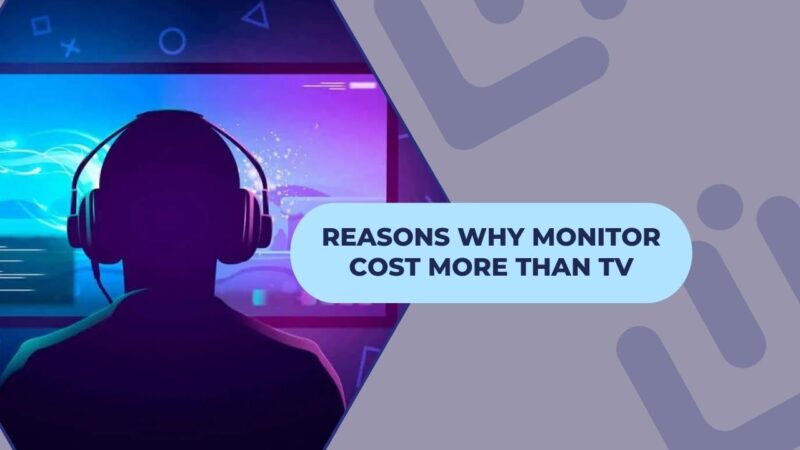 Reasons Why Monitor Cost More Than TV