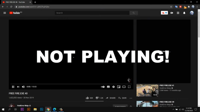 YouTube Video Doesn't Play
