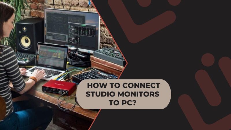 conect monitor to pc in studio